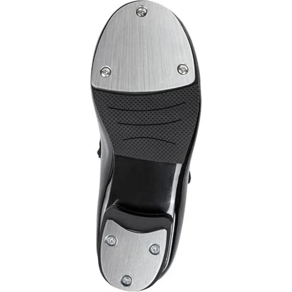 Easy Strap Tap Shoe with Anti-Slip Sole Patch for Girls and Boys Maryjane Dance - Picture 7 of 7